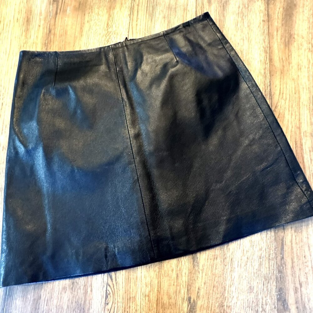 BB Dakota Brucie Leather Mini Skirt 2